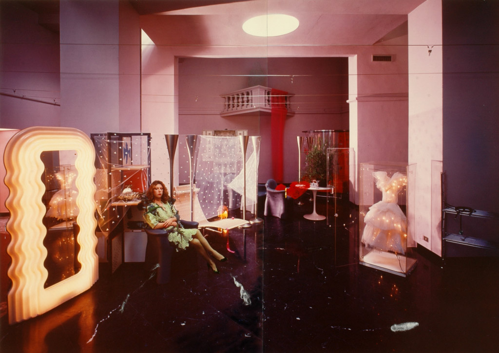 Ritratto di Cinzia Ruggeri nel suo studio, 1982